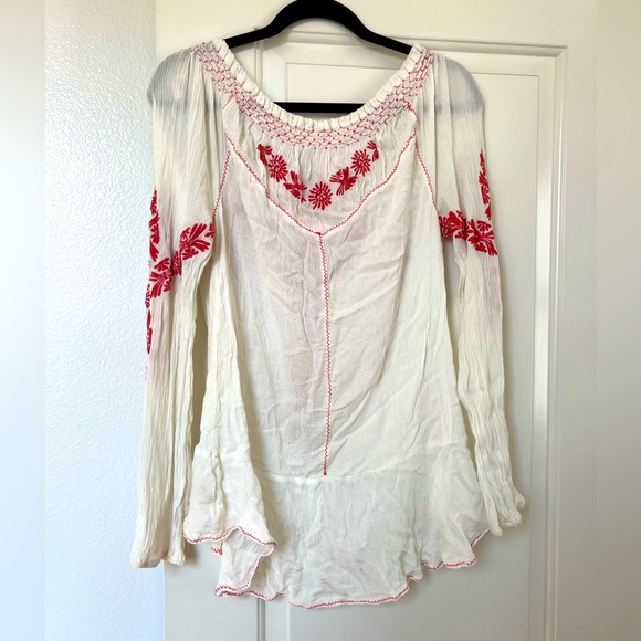 Free People Rolling Stone Woven Top - Picture 3 of 6